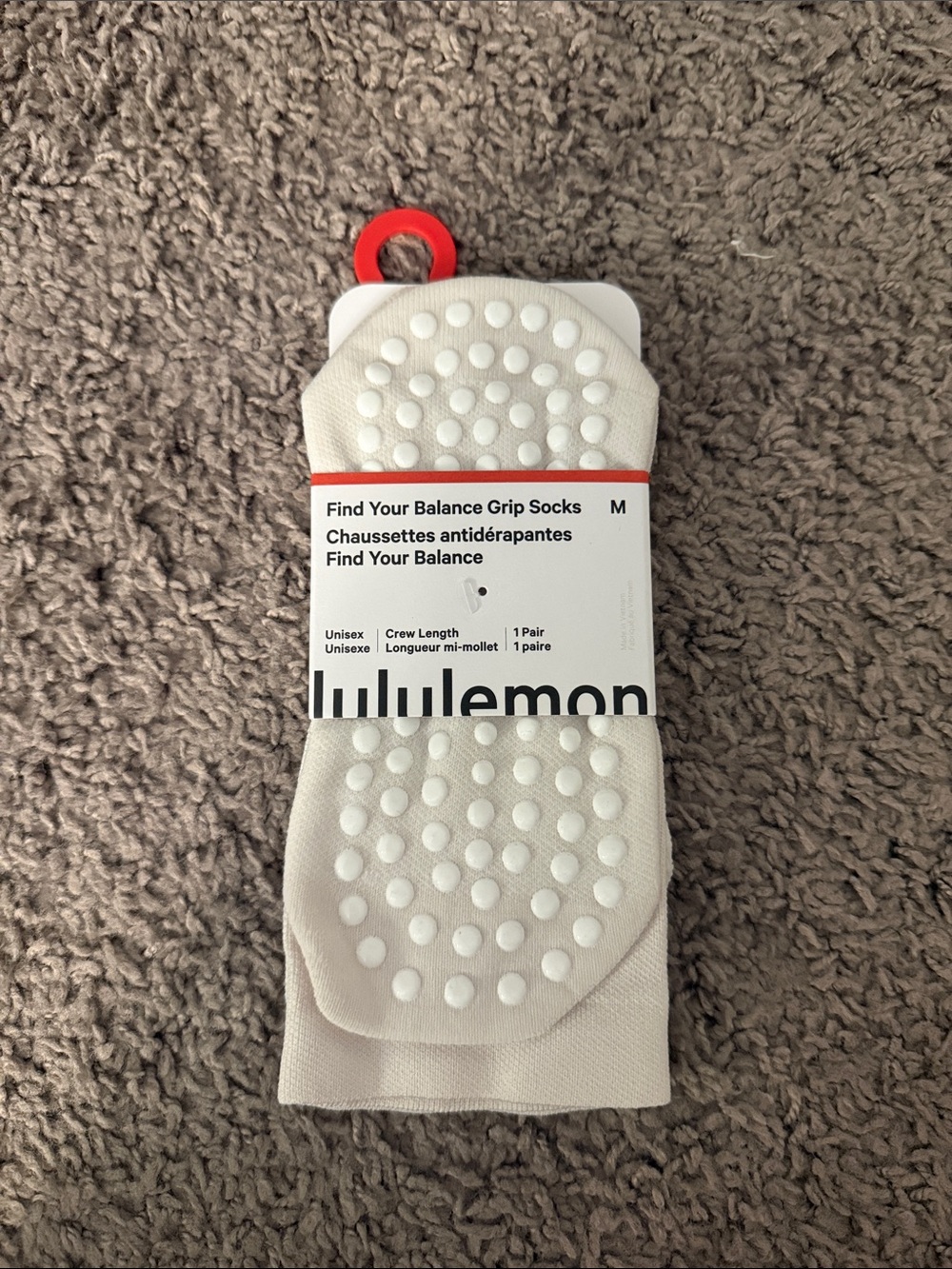 lululemon athletica Find Your Balance Grip Socks — beige